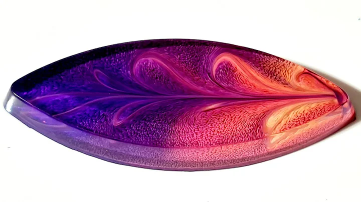 #1195 Resin 'Feathery' Petri Effect Using Opaque And Concentrated Alcohol Inks