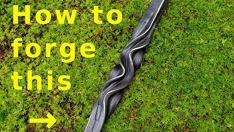 How to forge wavy twist decor.