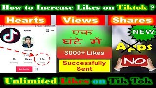 This video is about how to increase likes on tik tok so in i will show
you can get unlimited and believe me this...