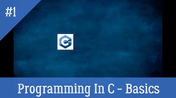Programming in C - Part 1. Operators, Constants, Variables