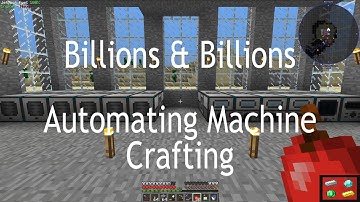 Automating Machine Crafting With Applied Energistics 2