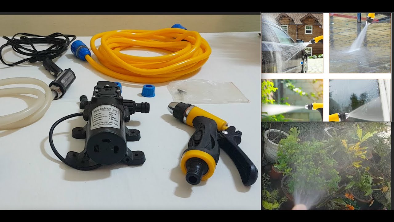 Portable Car/Bike Washer, Watering Plants misting and more YouTube