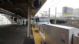 少し遠目で優しい警笛を一声鳴らしてくれました！。EF210 149号機牽引福岡タ発東京タ行62レ金山3番線通過