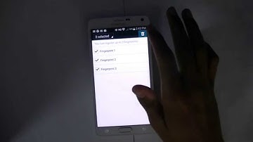 New Samsung Galaxy Note 4 - Finger Print Unlock Tutorial