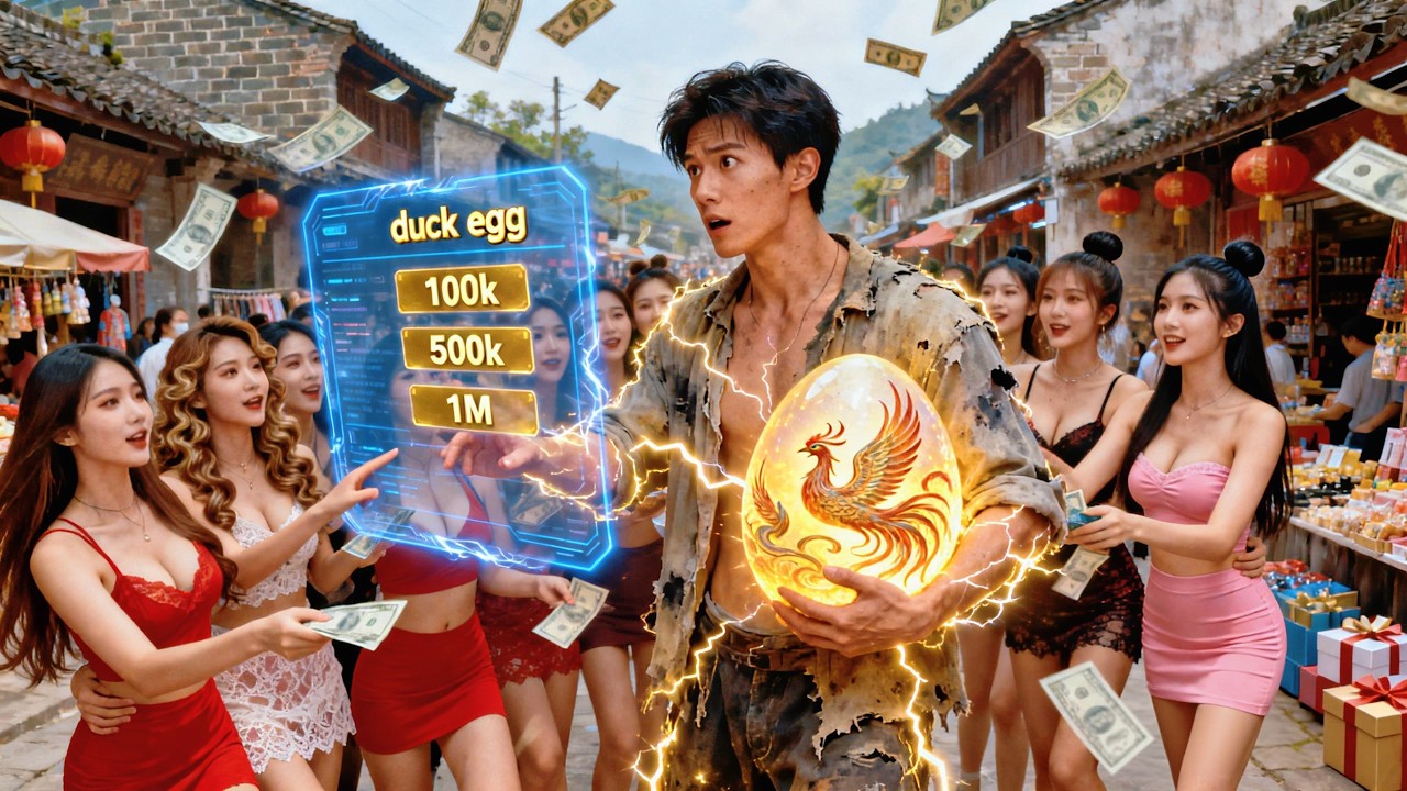 Mysterious Golden Egg Found in Mountain by Poor Guy—Rich Girls Go Wild,Instant Millionaire!#movie