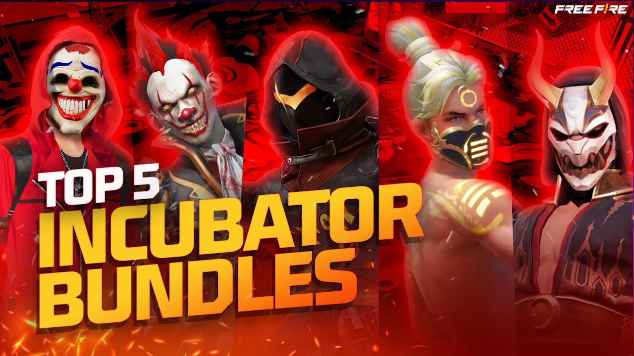 Top 5 Incubator Bundles in Free Fire Free Fire Book YouTube