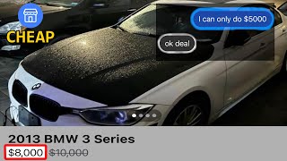 How to Negotiate and get cars for CHEAP on Facebook Marketplace
