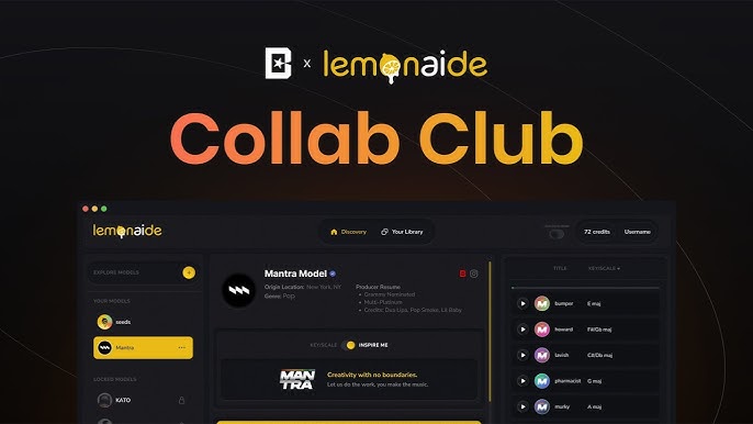 Ethical AI in Music: How Lemonaide’s Collab Club is Changing the Game