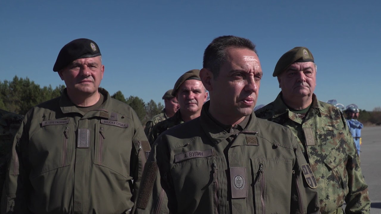 Izjava ministra Vulina tokom obilaska  vojnog aerodroma „Dubinje“ kod Sjenice