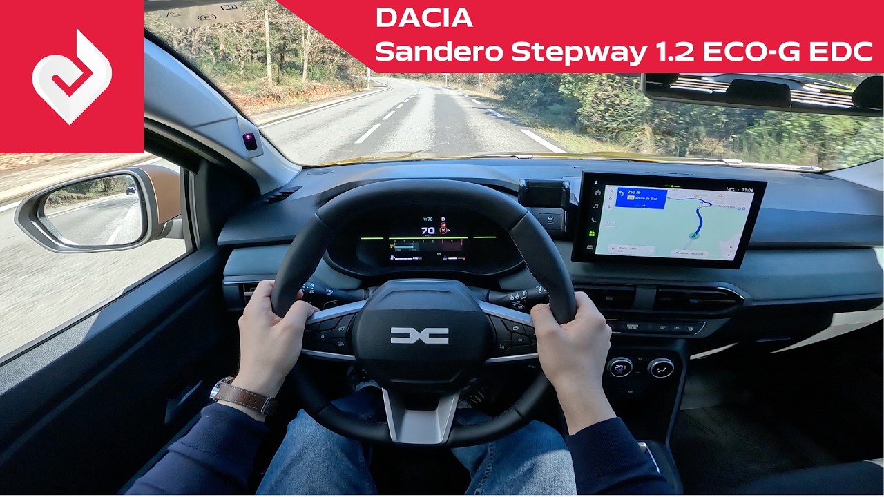 POV Dacia Sandero Stepway 2026 1.2 ECO-G 120 EDC | Walkaround, Interior, Driving