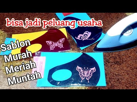 Peluang Usaha Sablon  Dirumah Menggunakan Setrika  YouTube