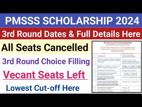 Pmsss Scholarship 3rd