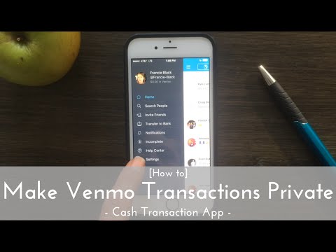 How to make Venmo Transactions Private - Step by Step directions | All