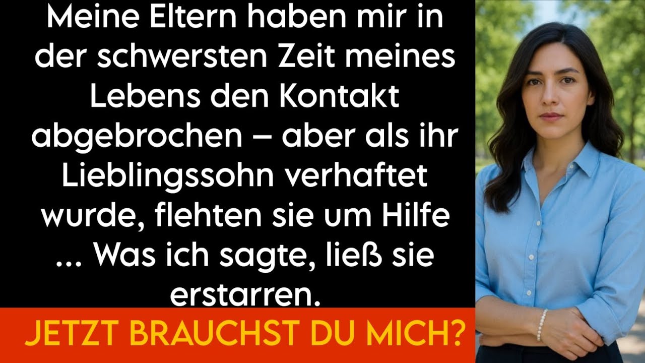 Eltern schnitten mich ab – doch als ihr Liebling verhaftet wurde, änderte sich alles