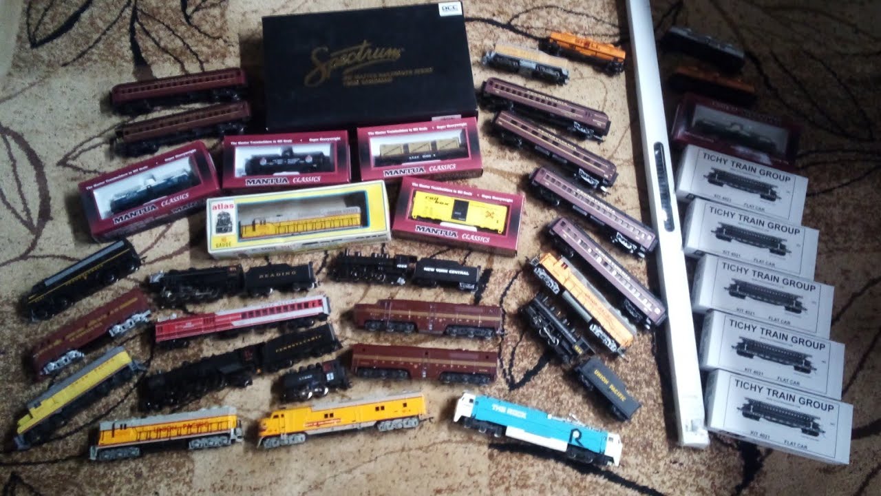Huge HO scale train lot! YouTube
