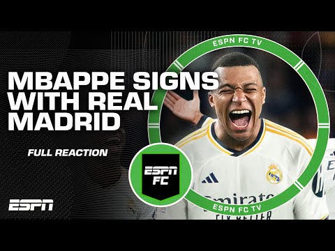 🚨 FULL REACTION 🚨 KYLIAN MBAPPE OFFICIALLY SIGNS WITH REAL MADRID 