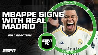  Full Reaction Kylian Mbappe Officially Signs With Real Madrid Espn Fc