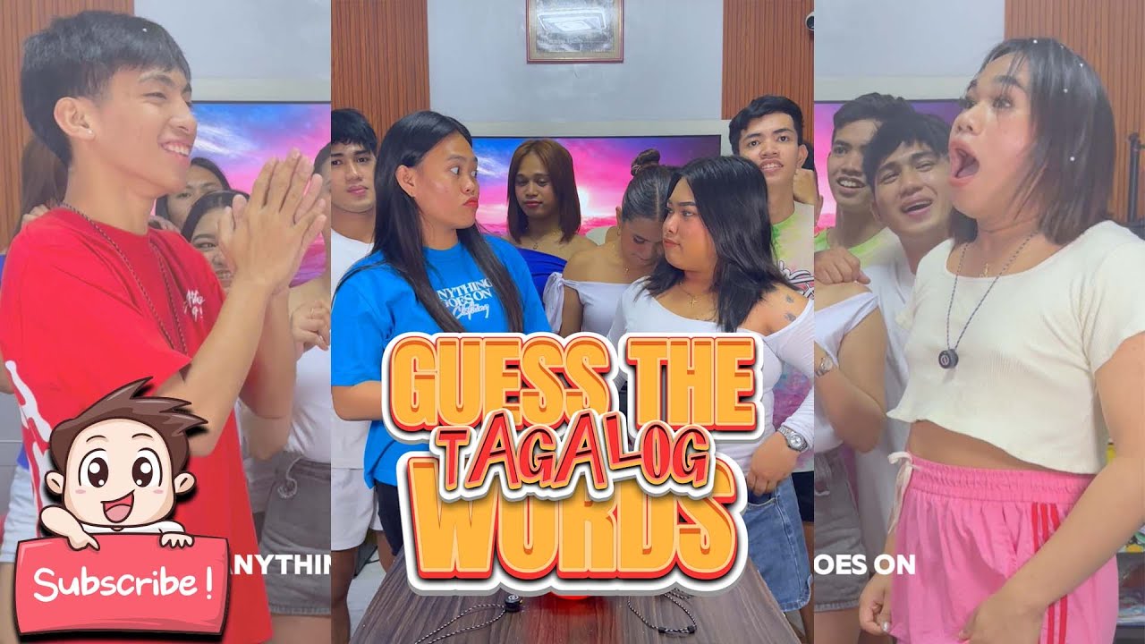 I WLL SAY IN ENGLISH , YOU SAY IN TAGALOG