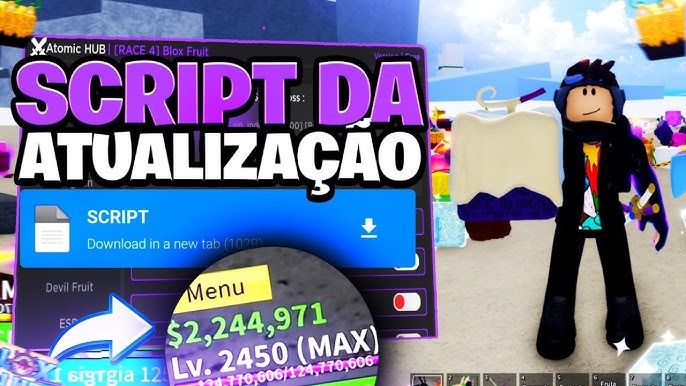 SAIU AGORA!!😱 NOVO MELHOR SCRIPT e EXECUTOR PARA ROBLOX BLOX FRUITS - AUTO  FARM (MOBILE E PC)🔥 