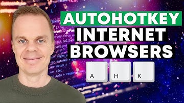 How to use Internet Browsers with AutoHotkey - AutoHotkey Tutorial #8