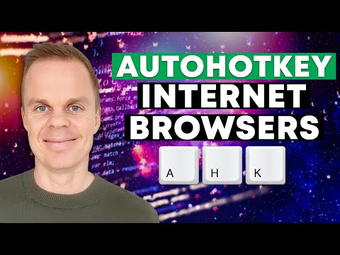 How to use Internet Browsers with AutoHotkey - AutoHotkey Tutorial #8