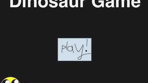 Dinosaur game on scratch jr