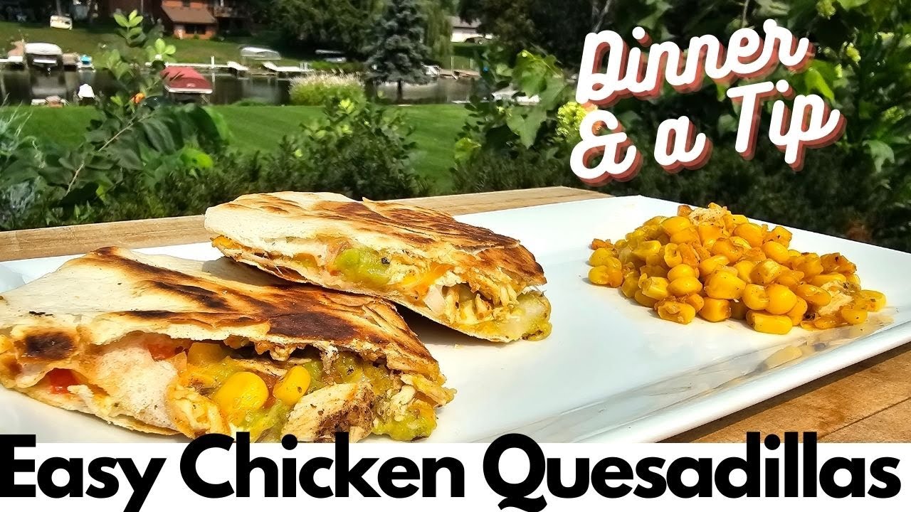 Blackstone Easy Chicken Quesadillas YouTube