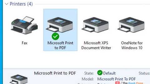 Default printer keeps changing in Windows 10 Fix easily