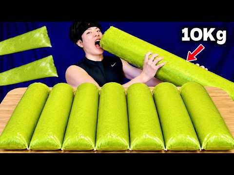 [10kg] I tried making a giant version of the chocolate bar that's trending on TikTok, and it was ...