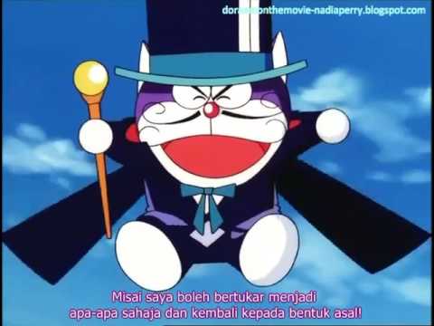 doraemon movie- Pencuri hantu, cabaran misteri doraphin(malay sub)