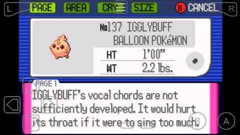 137: Where to Find Igglybuff in Pokemon Ruby!
