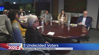 Colorado Undecided Voters Watch Democratic Debate From CBS4 Denver