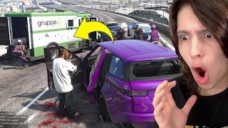 CONSEGUIMOS ENCONTRAR O CARRO FORTE! GTA 5 Gang Mod screenshot 5