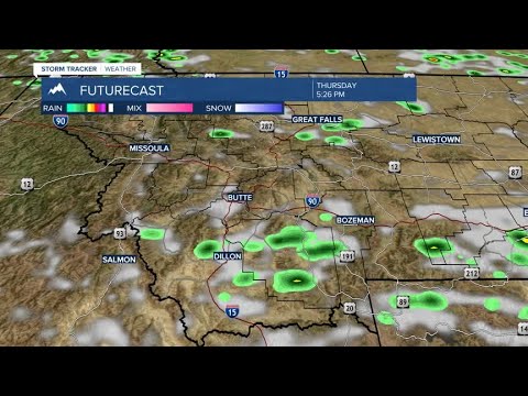 Isolated thunderstorms - YouTube