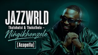 Jazzwrld Thatohatsi U0026 Thukuthela  Ningikhonzele acapella