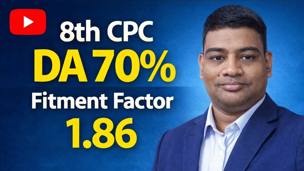 8 th Pay commission update Estimate Fitment factor 1.86