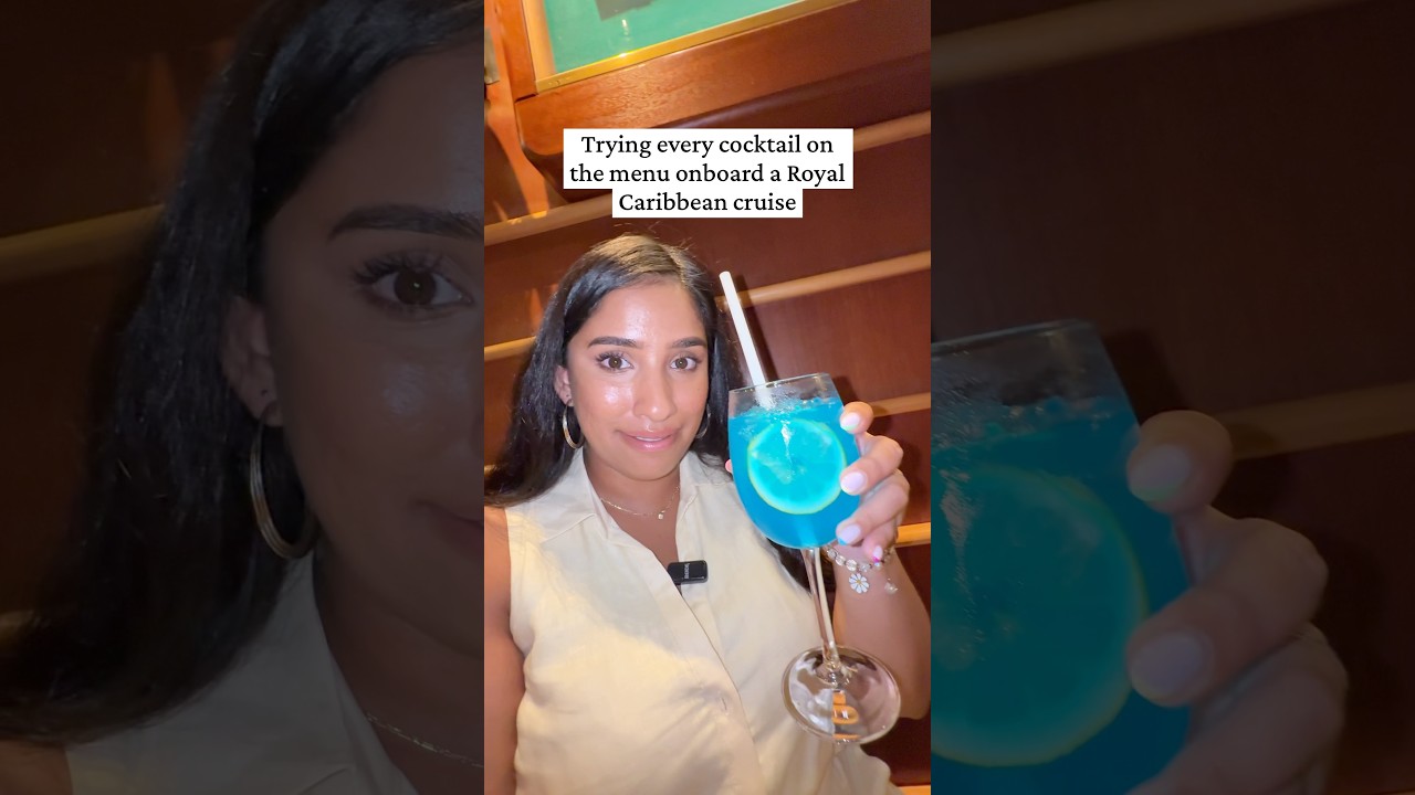this was the BEST G&T I’ve ever had wtf l #schoonerbar #voyageroftheseas #royalcaribbean #cruiseship