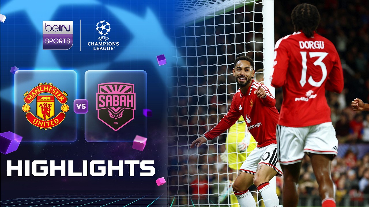 Manchester United 4-0 Sabah | Champions League 26/27 Match Highlights