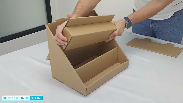 Cardboard Counter Display Stand FB-C-4T