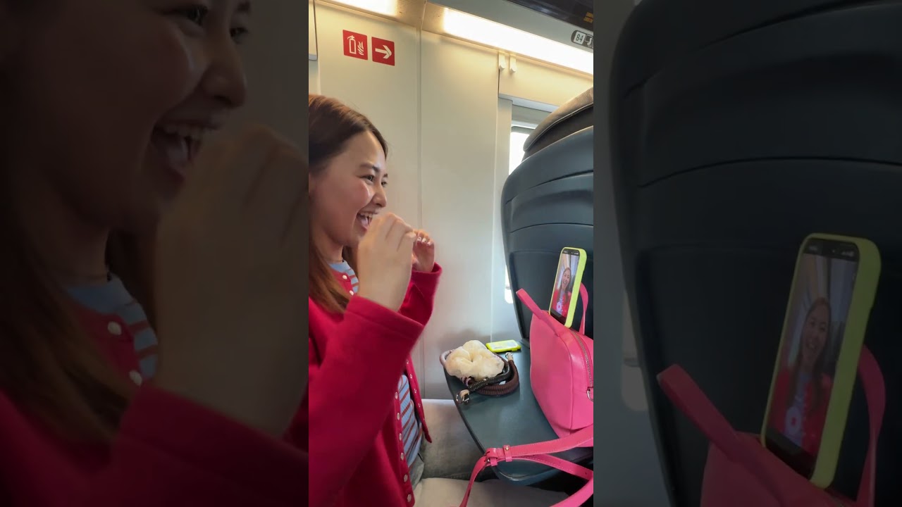 裏側📹横から見ると顎が尖っちゃうのがコンプレックス🫠🫠最後じわるwwww #有華