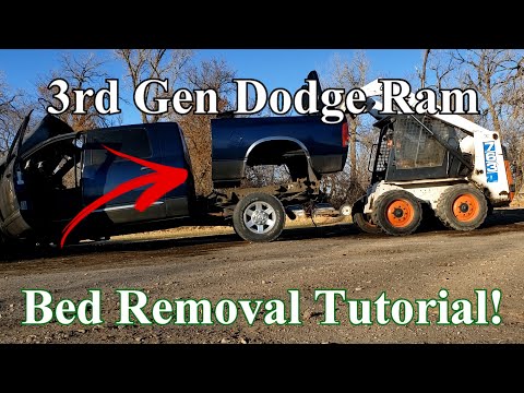 Dodge Ram Bed Removal STEP BY STEP!