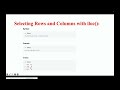 Part 7: Complete Python Pandas Tutorial in Nepali II Rows and Columns Selection in Pandas