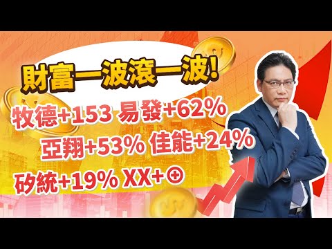 陳建雄【雄才戰略】財富一波滾一波! XX+⊕ 牧德+153 易發+62% 亞翔+53% 佳能+24% 矽統+19% 2024/04/11