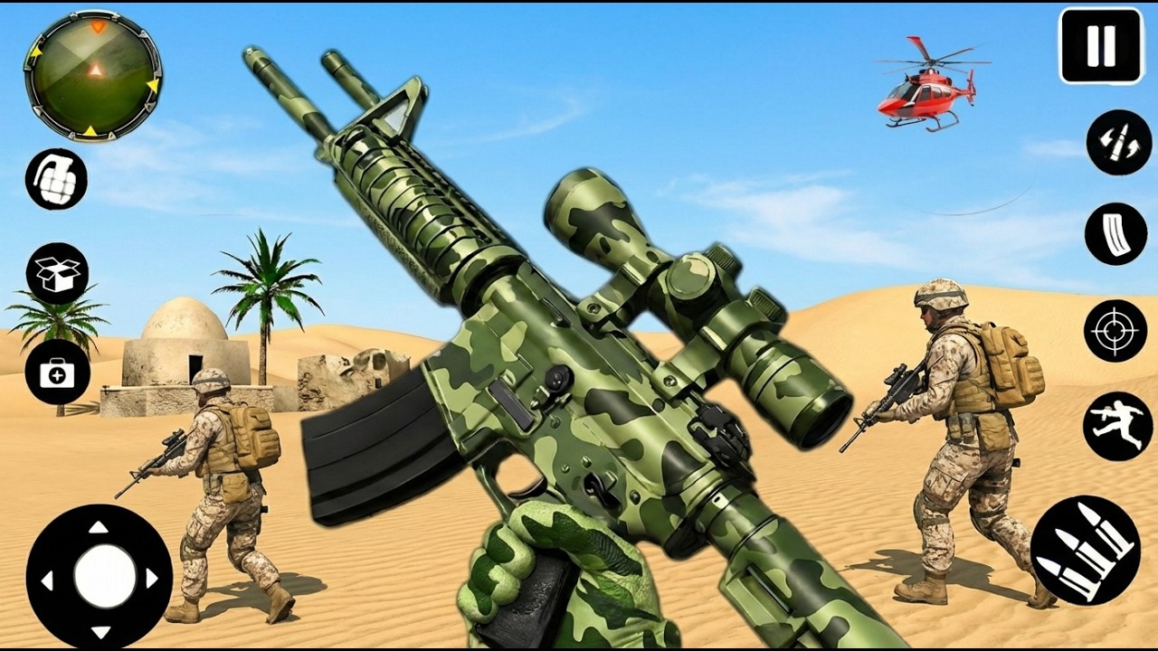 Anti-Terrorist Combat Mission Survival Mission FPS Shooting _ Android GamePlay