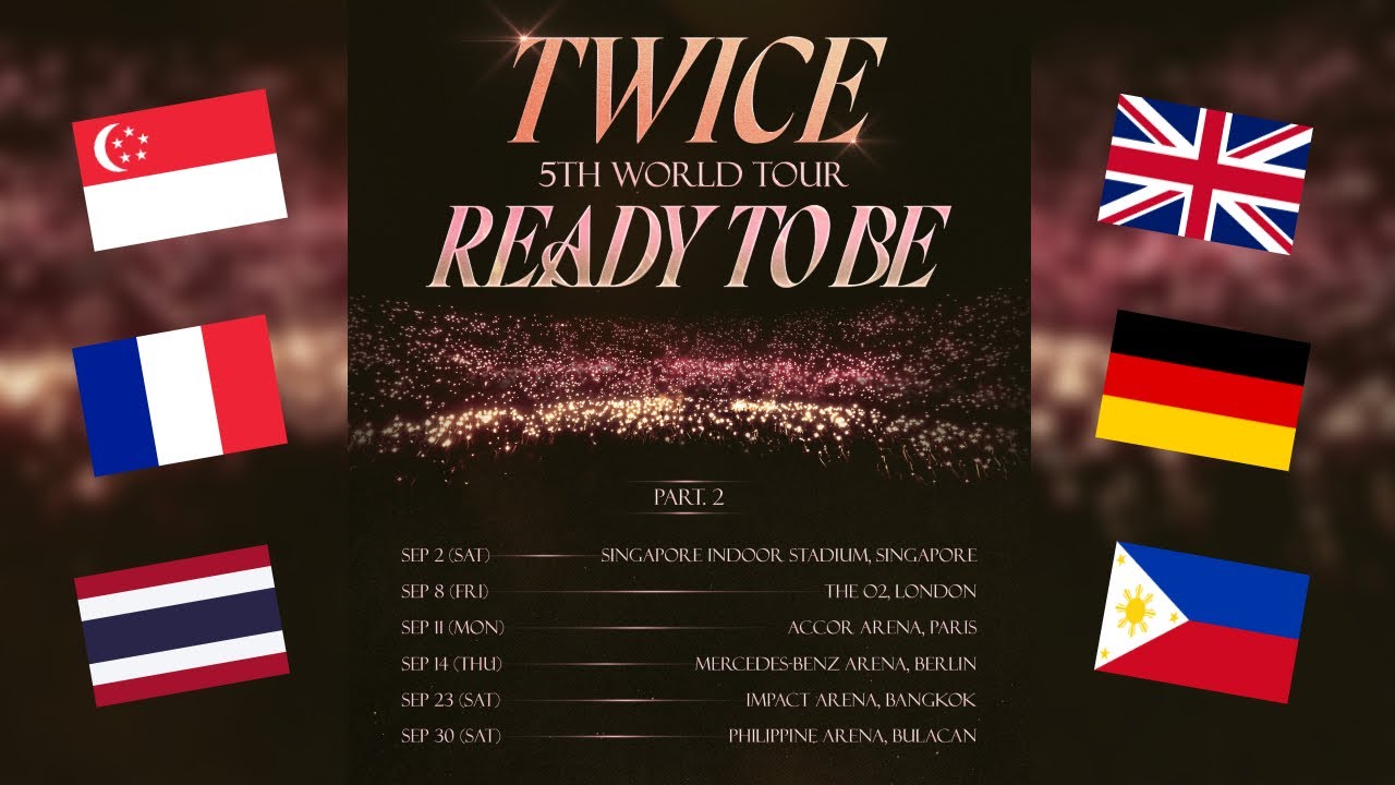 Fankit TWICE 5TH WORLD TOUR - Ready To Be in Brasil