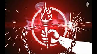 Hand Holding Flame and Broken Chains - Freedom Torch Design Details
