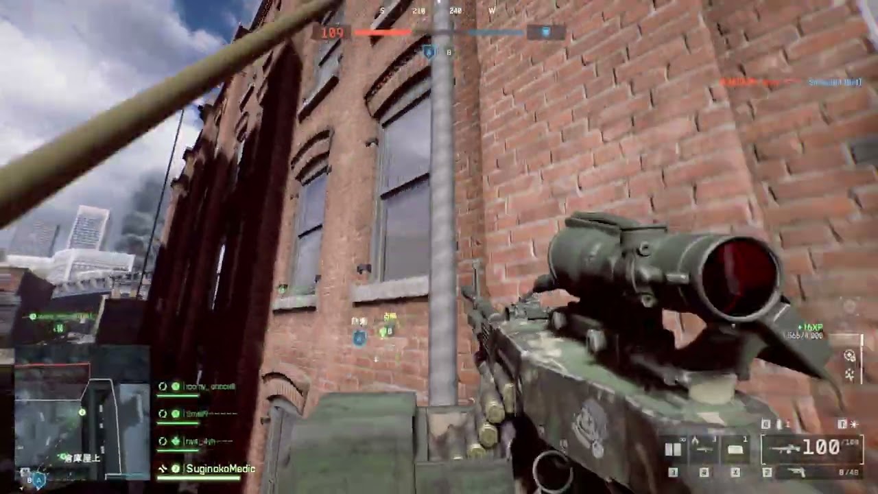 拠点防衛等遠距離を意識するとかなりいやらしい強さのLMG M/60【BF6PC】