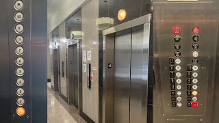 INCREDIBLE Haughton High-Speed Elevators @ Fleming Building - Des Moines, IA.