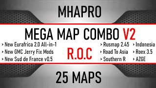 195 ETS2 1.45 MHAPRO MEGA MAP COMBO V2 : R.O.C IS ... 