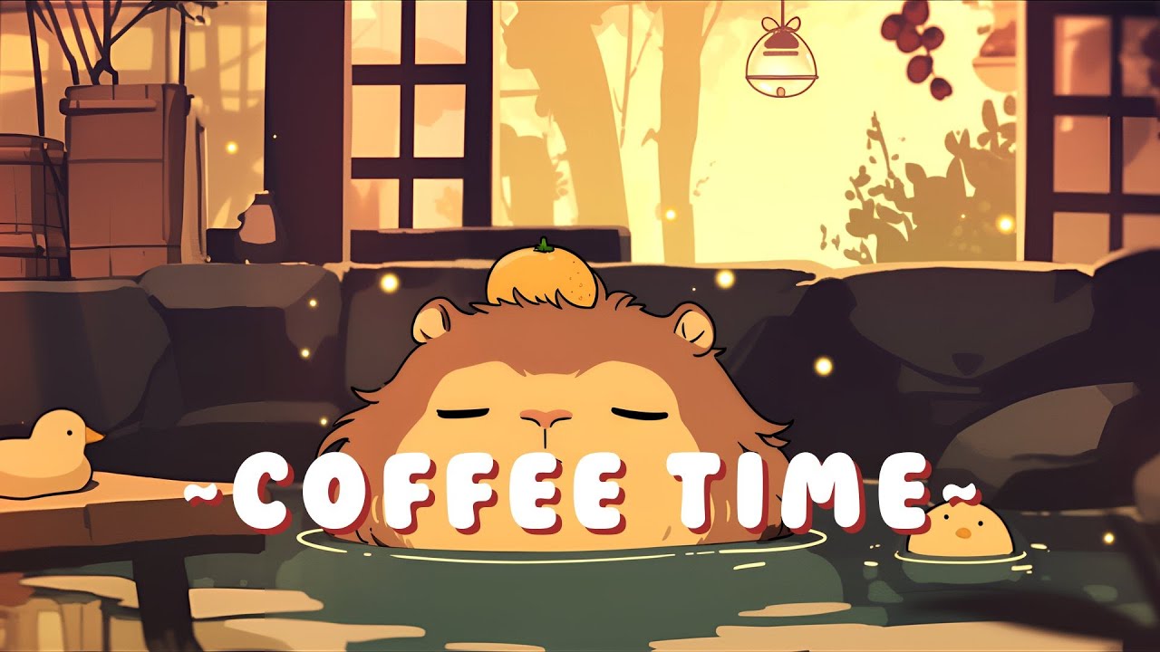 Capybara Beat Station | Cozy Japanese Lofi Mix 🦫 🍵 ✨ | Background Music